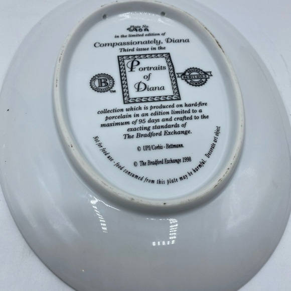 Bradford Exchange Princess Of Wales Diana collector plates Queen Vintage Set 3 - Picture 8 of 9